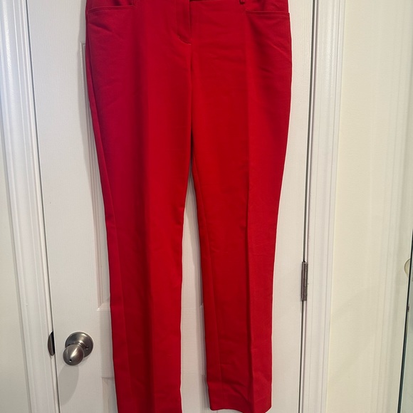 Express- red columnist ankle pants - Picture 5 of 7